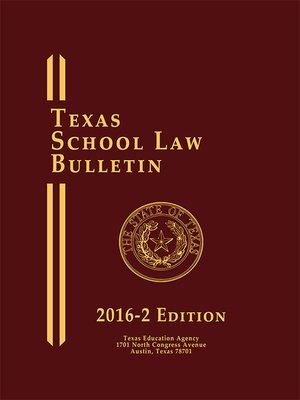 cover image of Texas School Law Bulletin